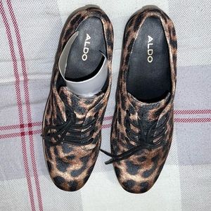 Aldo Platform Leopard Print Shoes